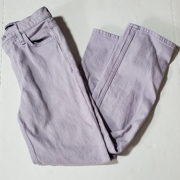 Hudson Jeans Denim - HUDSON REMI straight cropped Lilac Womens‎ Size 25 Jeans